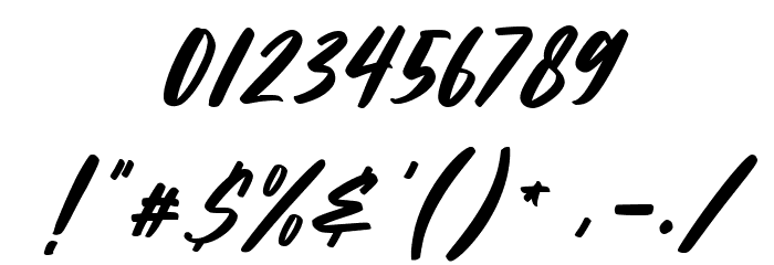 Tenstars フォント その他の文字