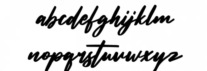 Tenstars Font LOWERCASE