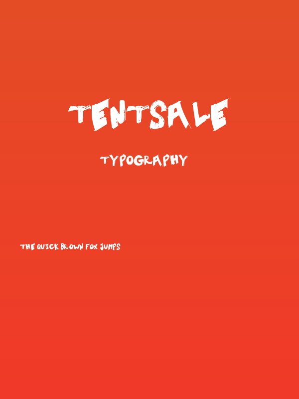 TentSale Poster
