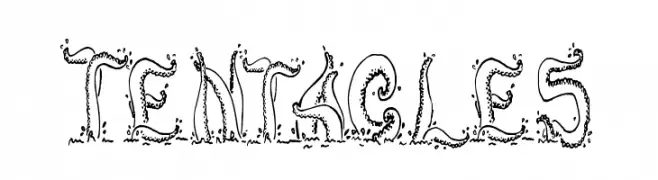 Tentacles  font caratteri gratis