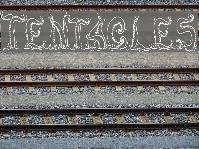 Tentacles Font examples