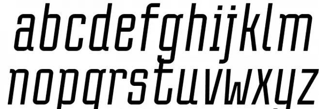 Tentram Italic Fuentes MINÚSCULAS