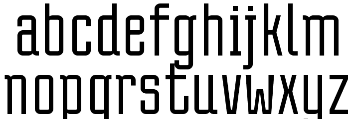 Tentram Font LOWERCASE