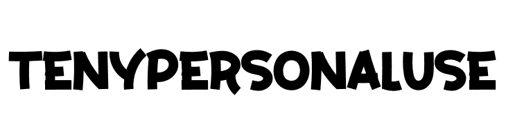 Teny Personal Use  免费字体下载