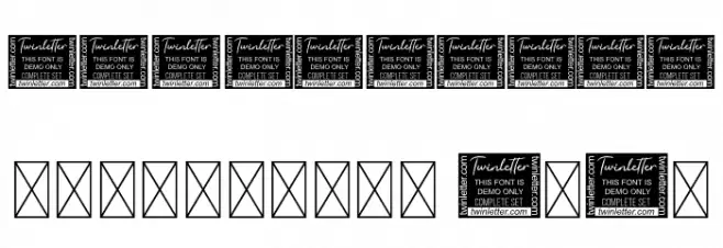 Teny Personal Use Font OTHER CHARS