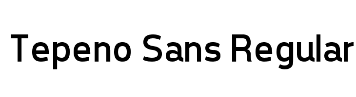 Tepeno Sans Regular Font