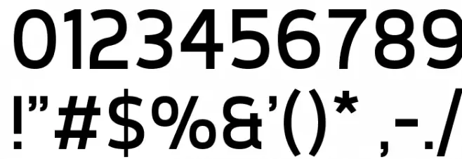 Tepeno Sans Regular Font OTHER CHARS