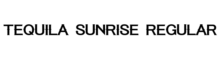 Tequila Sunrise Regular  لخطوط تنزيل