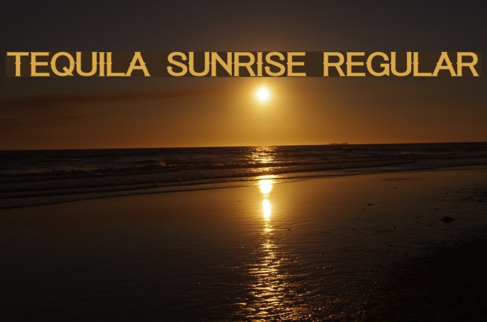 Tequila Sunrise Regular Example 2