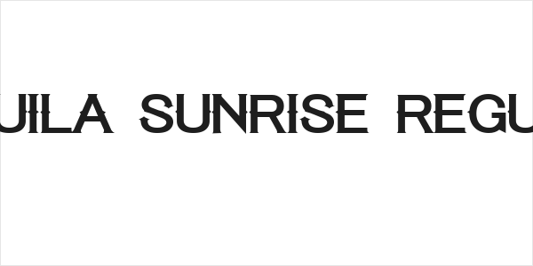 Tequila Sunrise Regular Logo