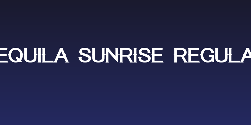 Tequila Sunrise Regular Social Header
