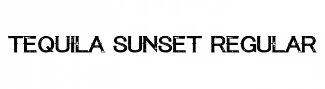 Tequila Sunset Regular  नि: शुल्क फ़ॉन्ट्स डाउनलोड