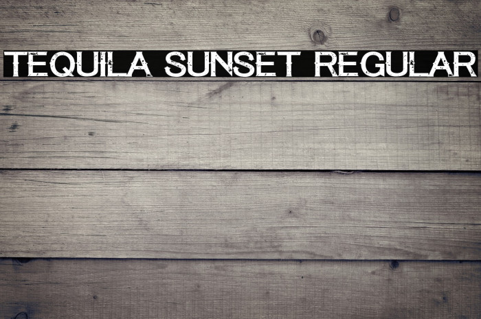 Tequila Sunset Regular Example 2