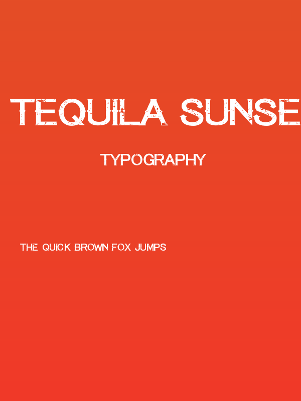 Tequila Sunset Regular Poster