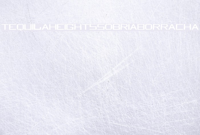 TequilaHeightsSobriaBorracha Font examples