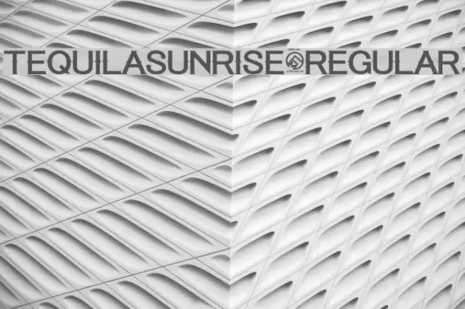 TequilaSunrise-Regular Font examples