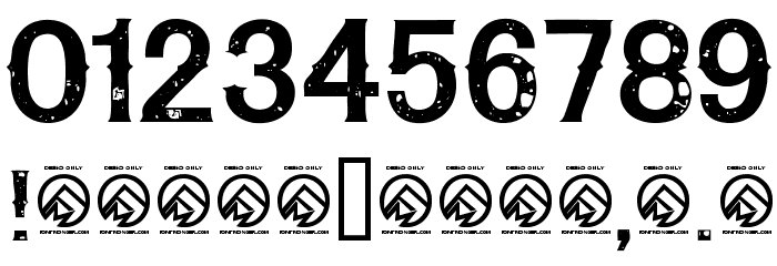 TequilaSunset-Regular Font OTHER CHARS