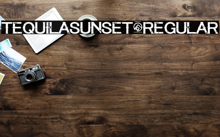 TequilaSunset-Regular Font examples