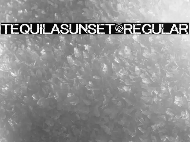 TequilaSunset-Regular Font examples