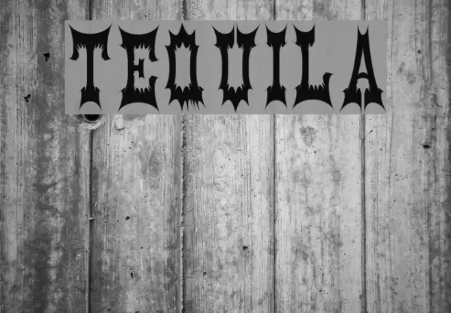 Tequila Font examples