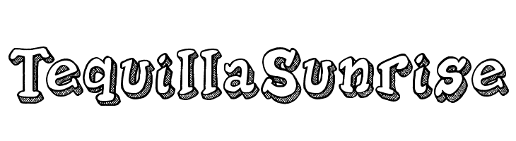 Tequilla Sunrise  नि: शुल्क फ़ॉन्ट्स डाउनलोड