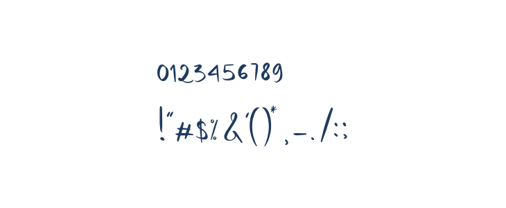 Tequilove Regular Other Characters