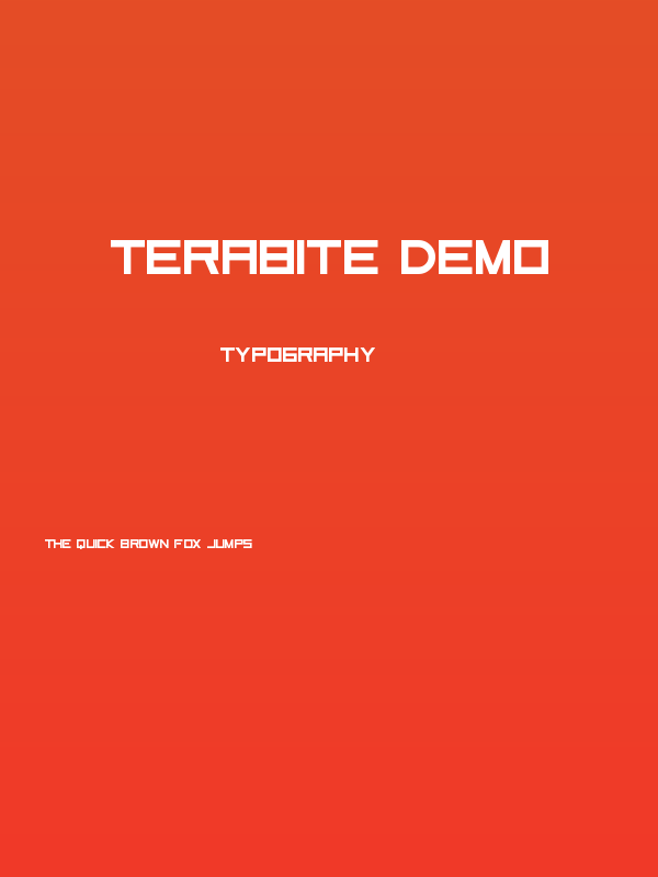 Terabite Demo Poster