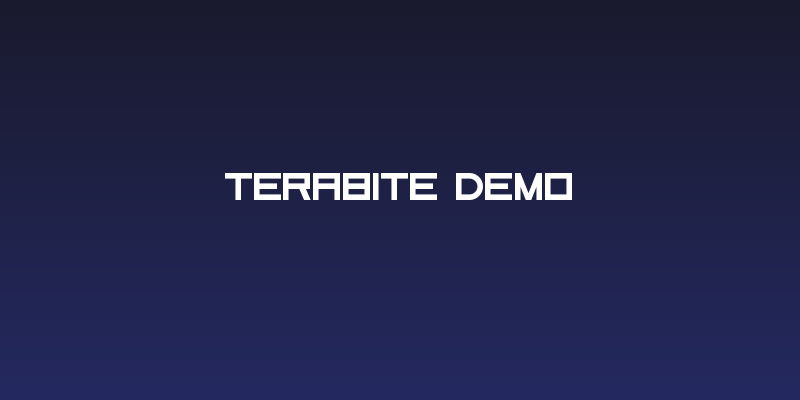 Terabite Demo Social Header