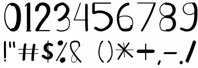 Teraja Font OTHER CHARS