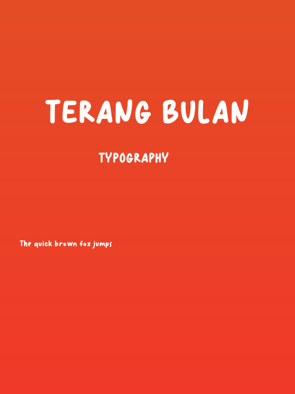Terang Bulan Poster