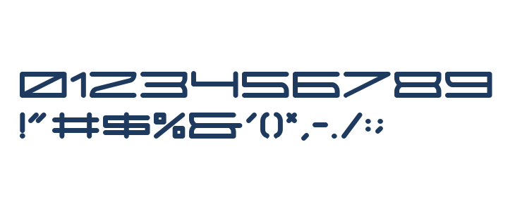 Terano Bold Other Characters