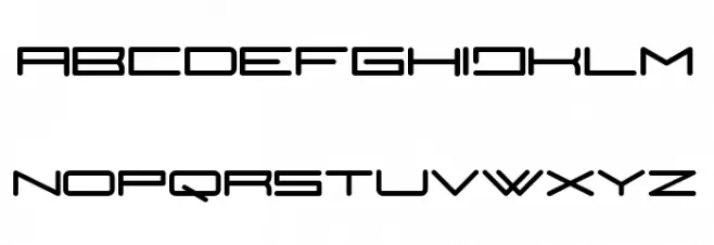 Terano Bold 字体 大写