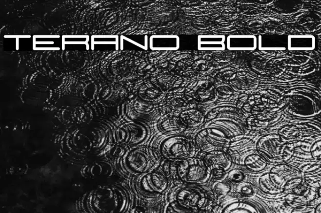 Terano Bold Font examples