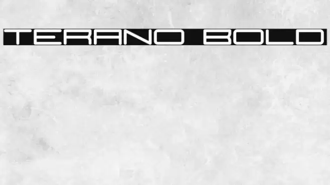 Terano Bold Font examples