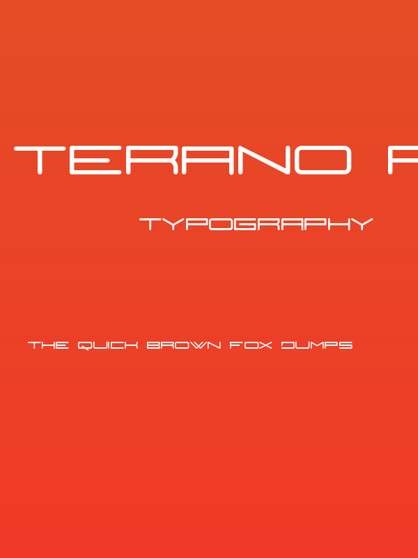 Terano Regular Poster