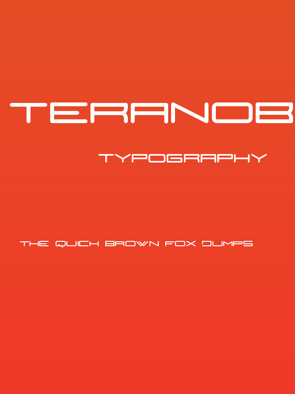 TeranoBold-Bold Poster