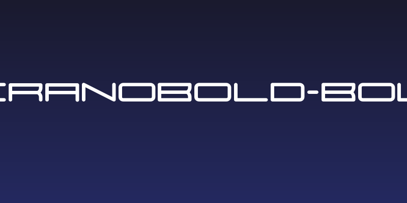 TeranoBold-Bold Social Header