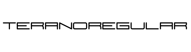 TeranoRegular  フリーフォントのダウンロード