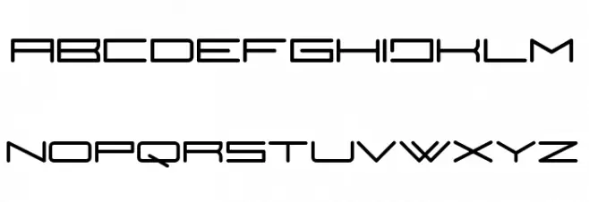 TeranoRegular 字体 大写