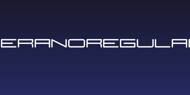 TeranoRegular Social Header