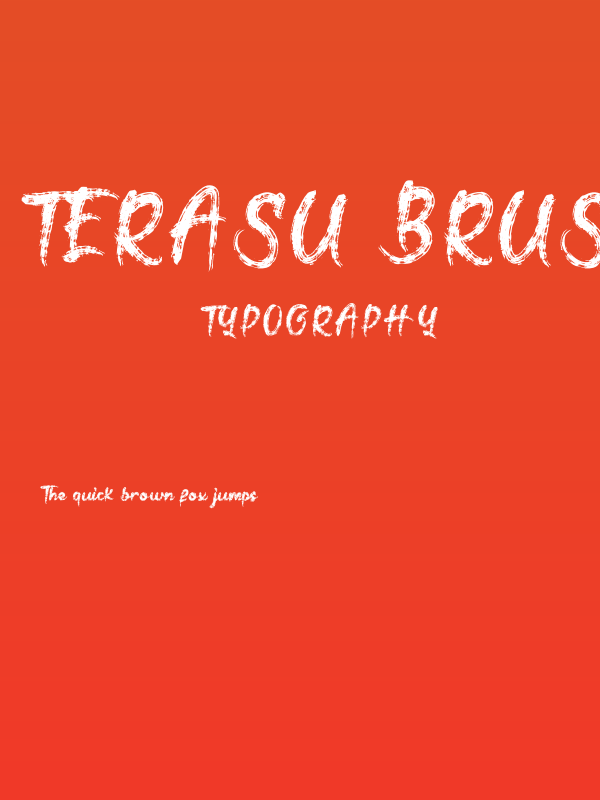 Terasu Brush Poster