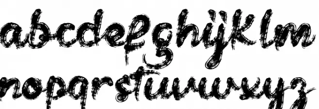 Terasu Brush Fuentes MINÚSCULAS