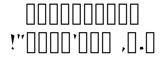Terav Regular Font OTHER CHARS