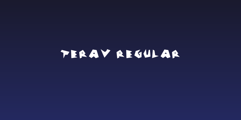 Terav Regular Social Header