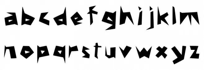 Terav Regular Schriftart Kleinbuchstaben