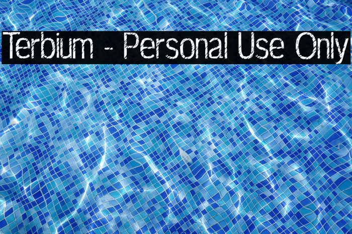 Terbium - Personal Use Only Example 3