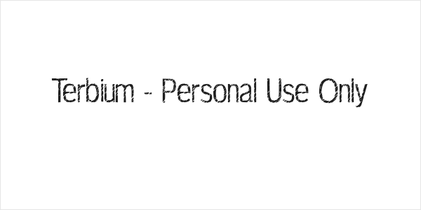 Terbium - Personal Use Only Logo