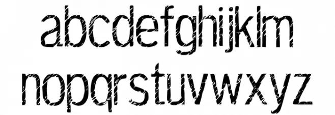 Terbium - Personal Use Only Schriftart Kleinbuchstaben