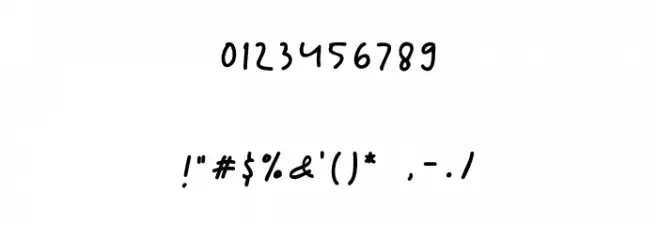 Terecia Font OTHER CHARS