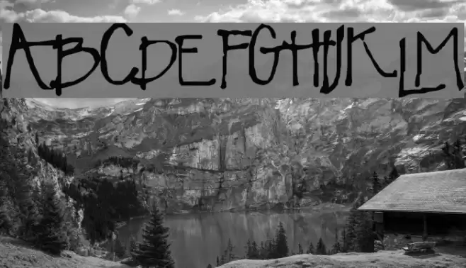 Terentino Font examples